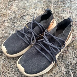 adidas Navy and Gold Sneakers